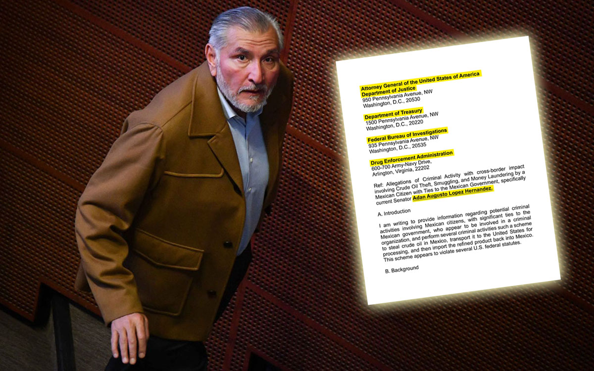 PRI denuncia a Adán Augusto en EE. UU. por presuntos vínculos con crimen organizado