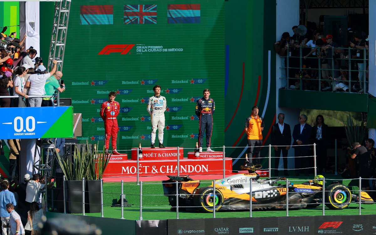 F1: Lando Norris gana el Gran Premio de México