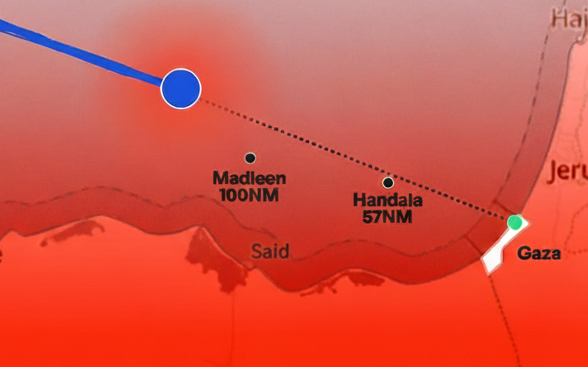 La flotilla denuncia ‘operación intimidatoria’ de Israel a medida que se aproxima a Gaza