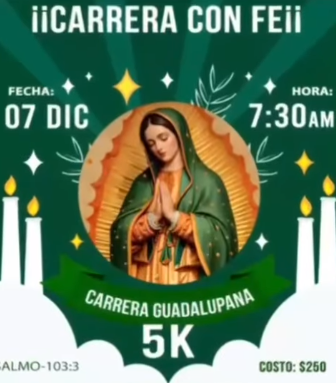 Invitan a carrera Guadalupana en Múzquiz Coahuila