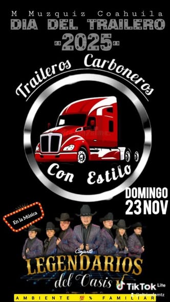 Santiago García invita a traileros de todo el mundo al desfile conmemorativo por el Día del Trailero este domingo en Múzquiz