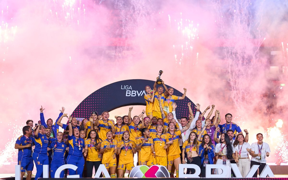 Tigres de la UANL es campeón de la Liga MX Femenil