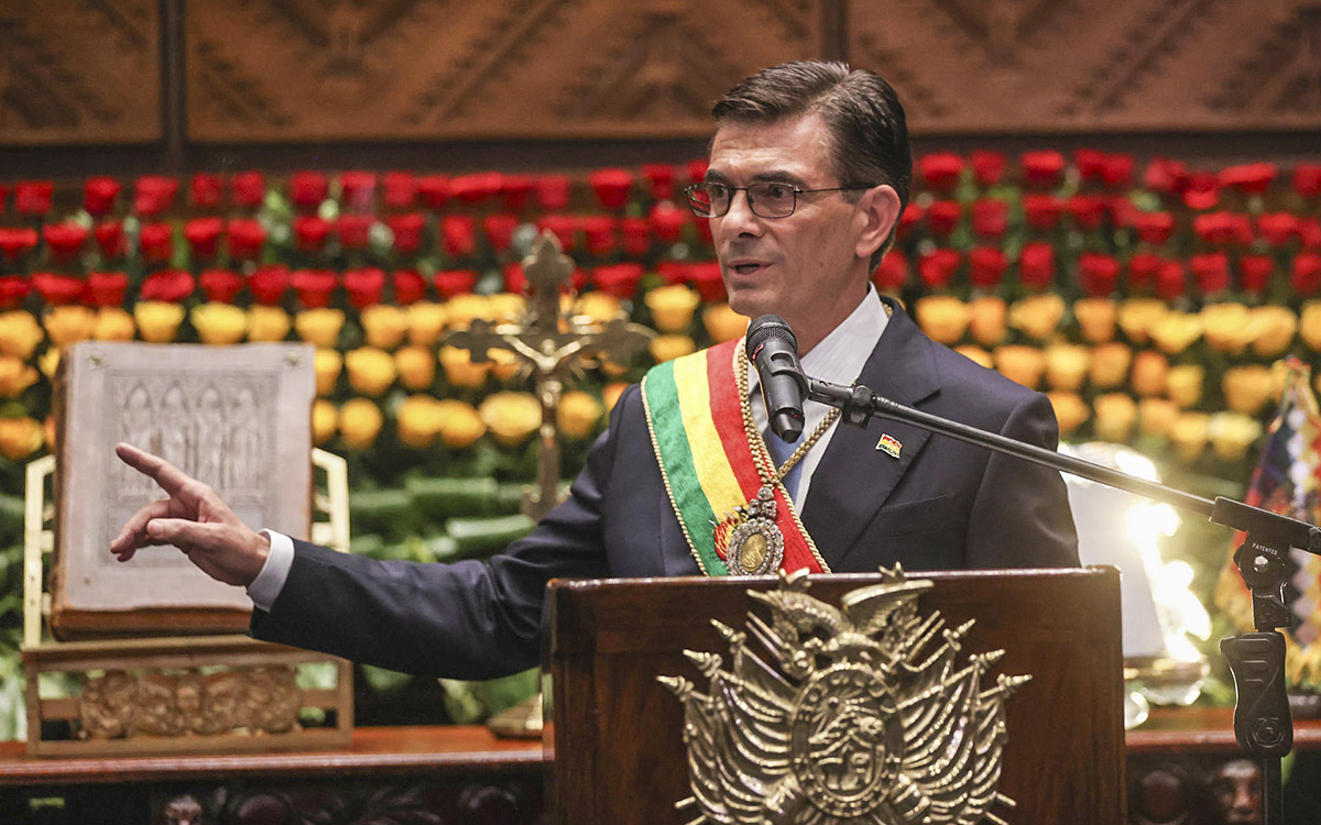 ‘El país que recibimos está devastado’: Rodrigo Paz al asumir la presidencia de Bolivia