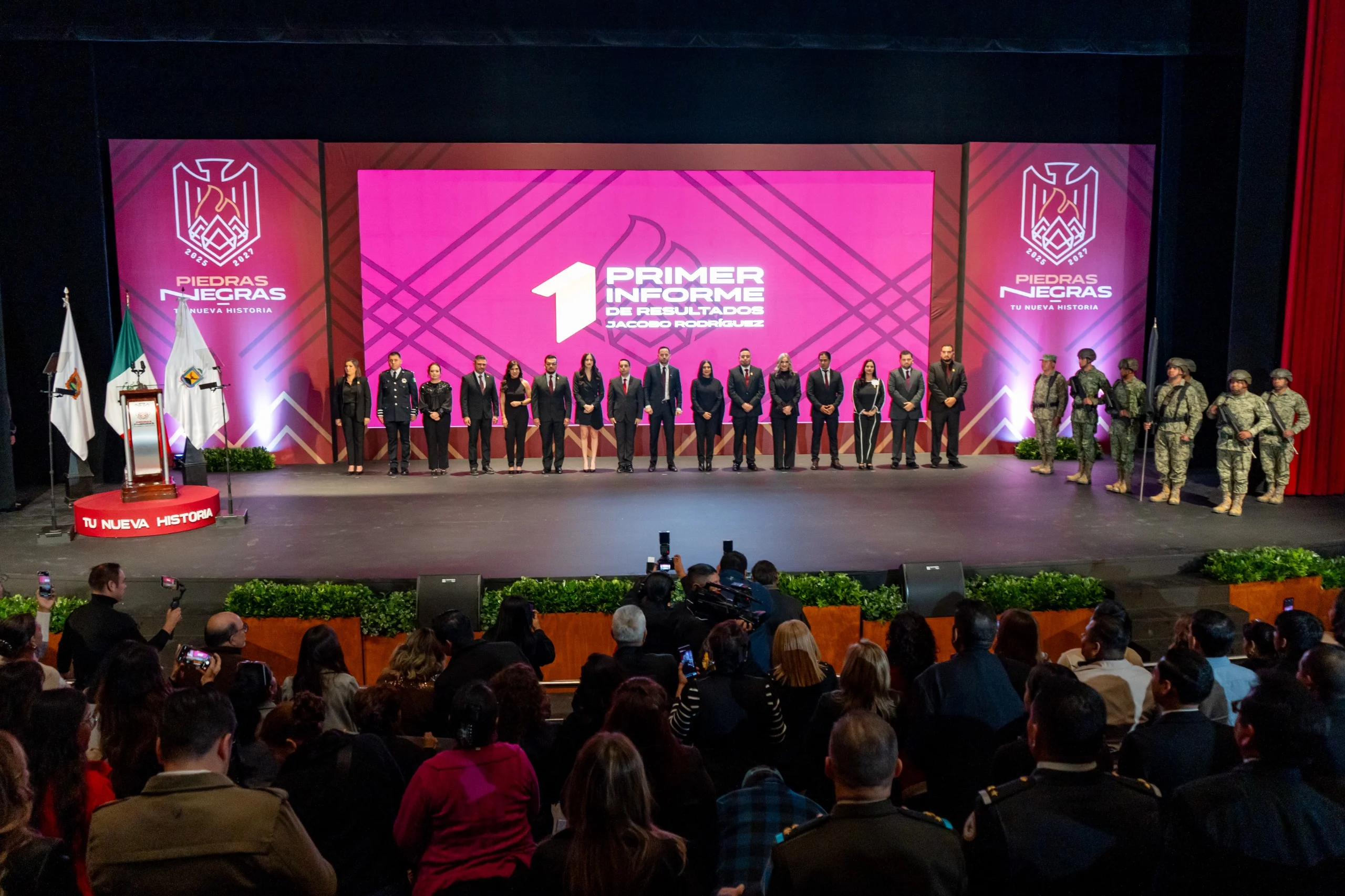 Alcalde presenta cifras históricas en su primer informe y marca rumbo para el próximo año