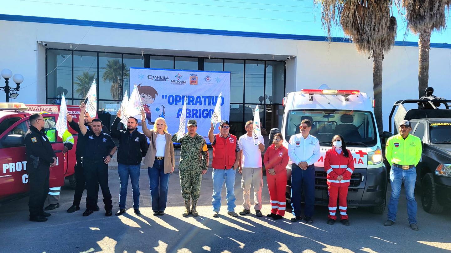 Protección total en Múzquiz: Laura Jiménez arranca el “Operativo Abrigo” ante la temporada invernal