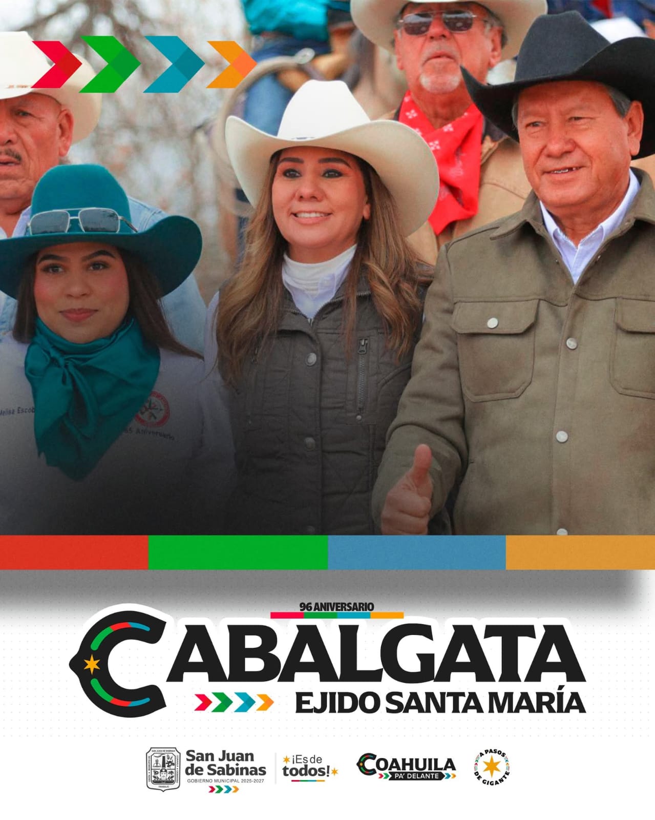 🐴 ¡Todo listo! El 28 de febrero celebramos el 96 Aniversario del Ejido Santa María