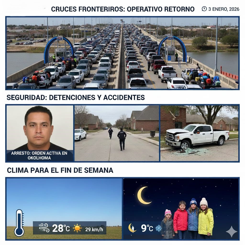 Eagle Pass: Apertura de puentes las 24 horas y balance de seguridad al inicio de 2026