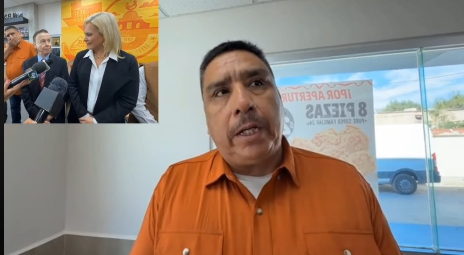 Esteban Salazar, representante Kickapu , destaca inversión en Múzquiz y respalda gestión de la alcaldesa en inauguración de Church’s Chicken :