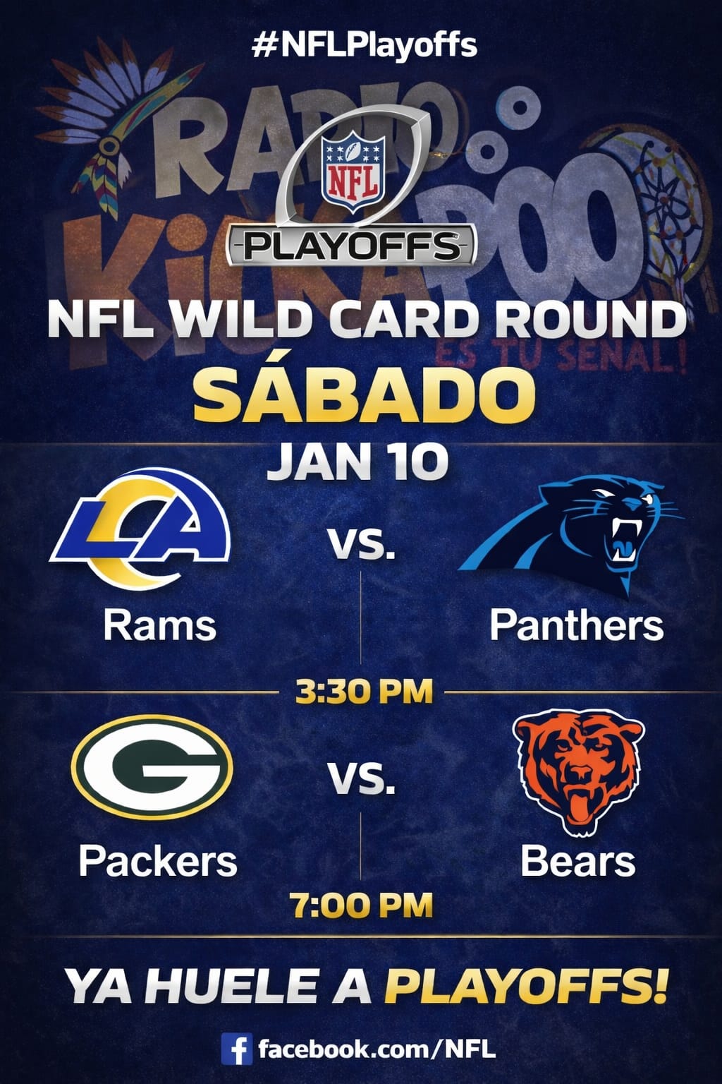 🏈 ¡LLEGÓ EL MOMENTO! ARRANCA LA RONDA DE COMODINES DE LA NFL 🏈