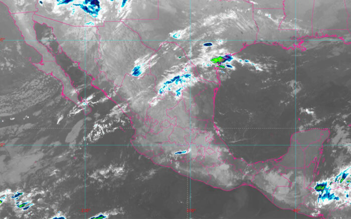 Frente frío 26 traerá descensos de temperatura y chubascos en varias regiones del país