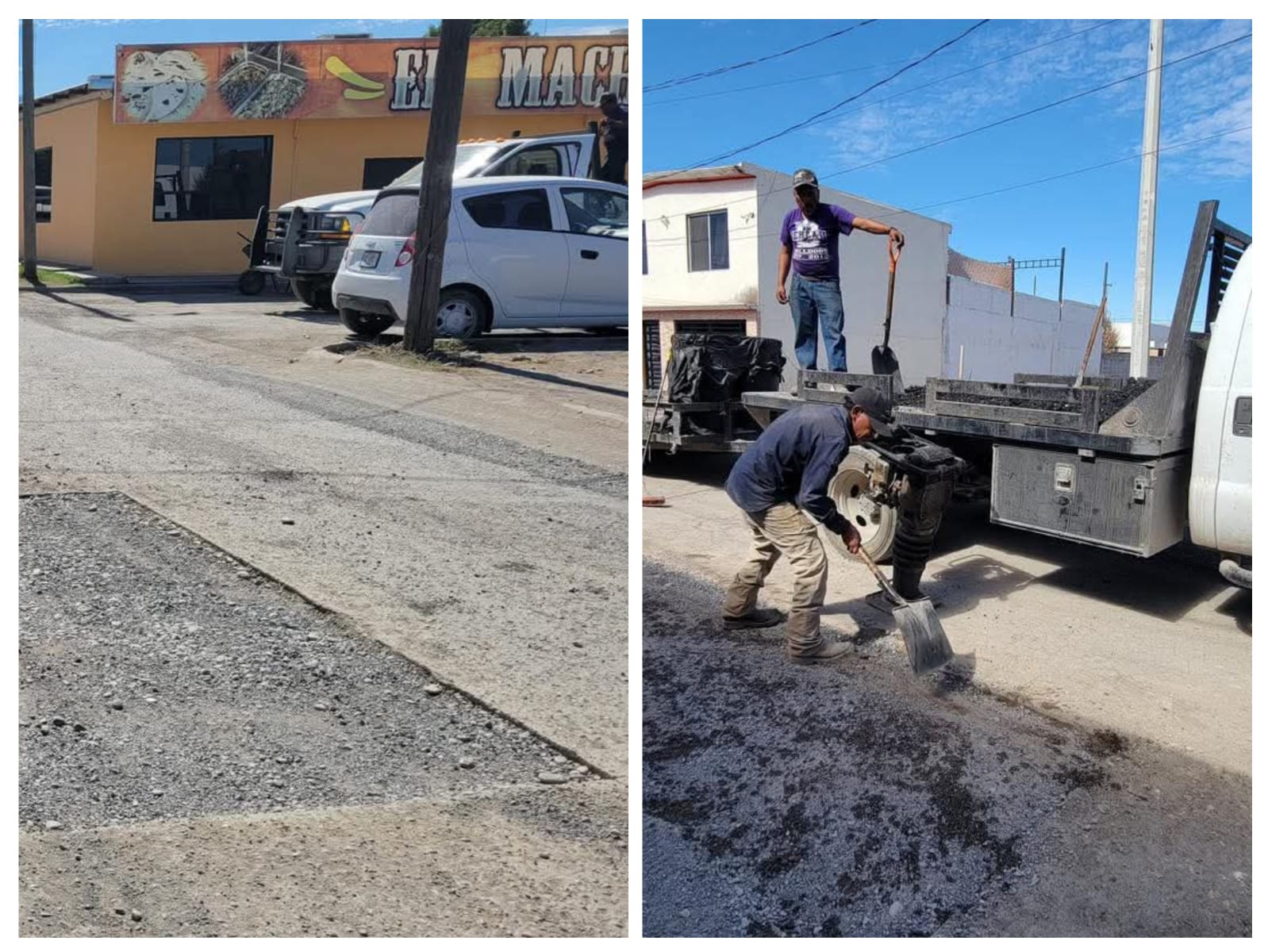 Avanza programa permanente de bacheo en beneficio de las familias muzquenses