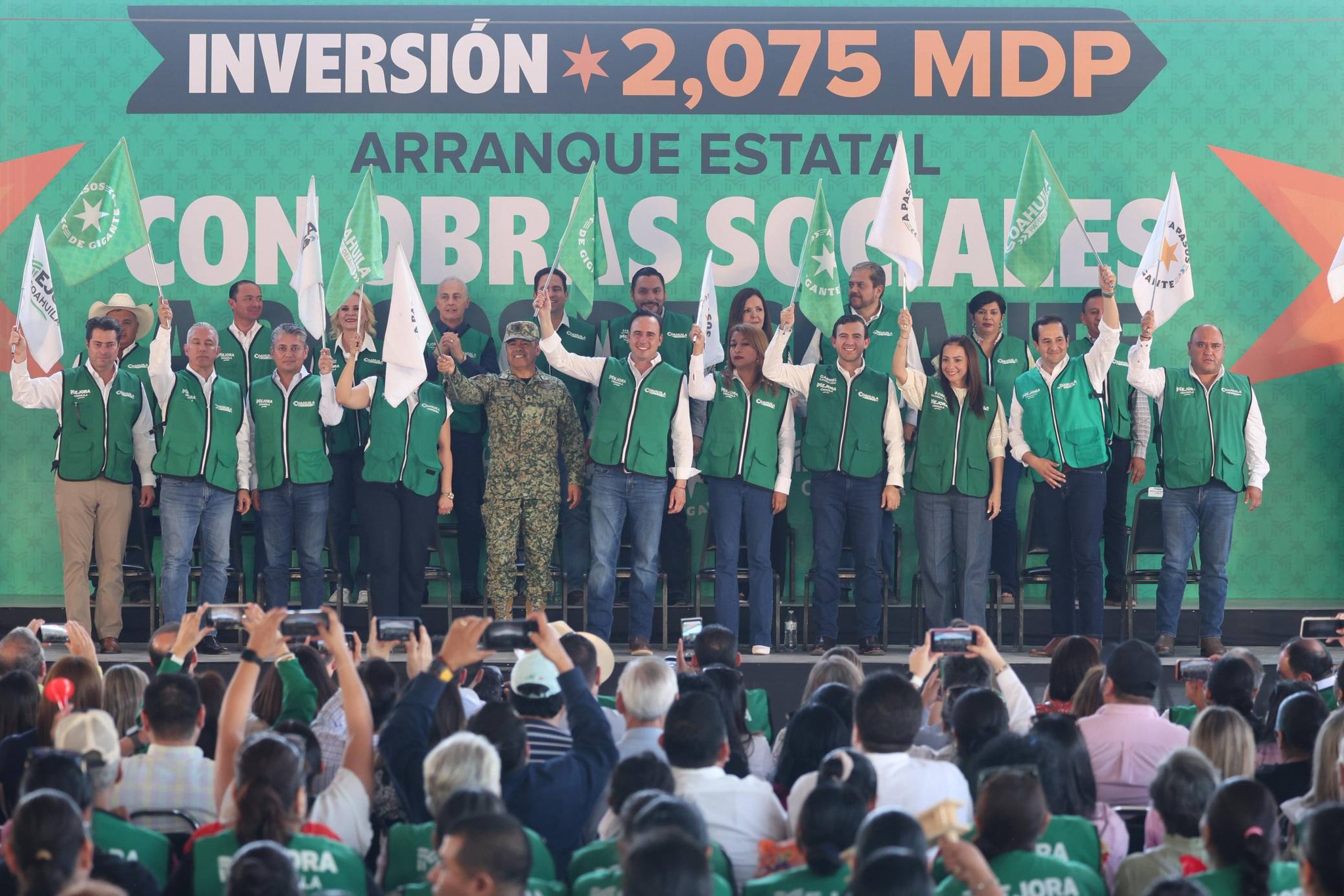 Invertirán más de 2 mil MDP en obras sociales en todas las regiones de Coahuila: Manolo Jiménez