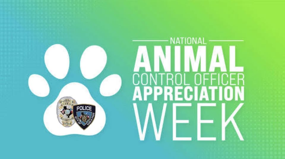 Destacan la labor de oficiales de Control Animal en Eagle Pass durante jornada de reconocimiento