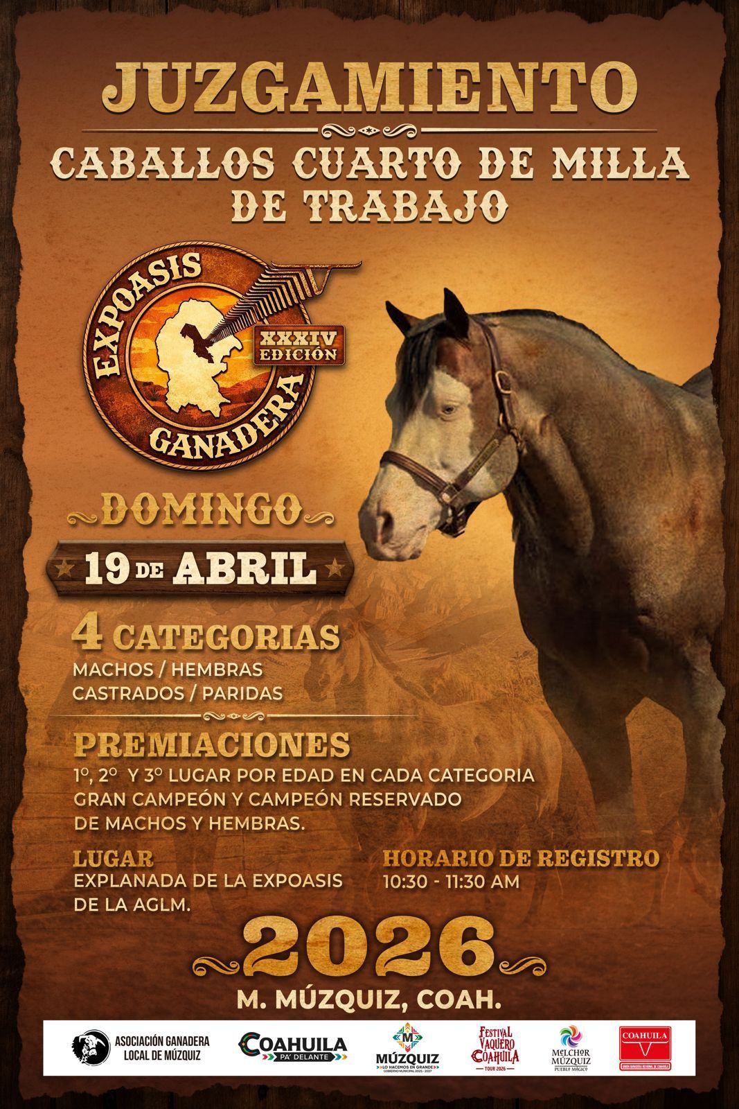 📰🐎 EXPOASIS GANADERA MÚZQUIZ 2026: EL CAMPO SE VISTE DE GALA ESTE 19 DE ABRIL 🐎📰