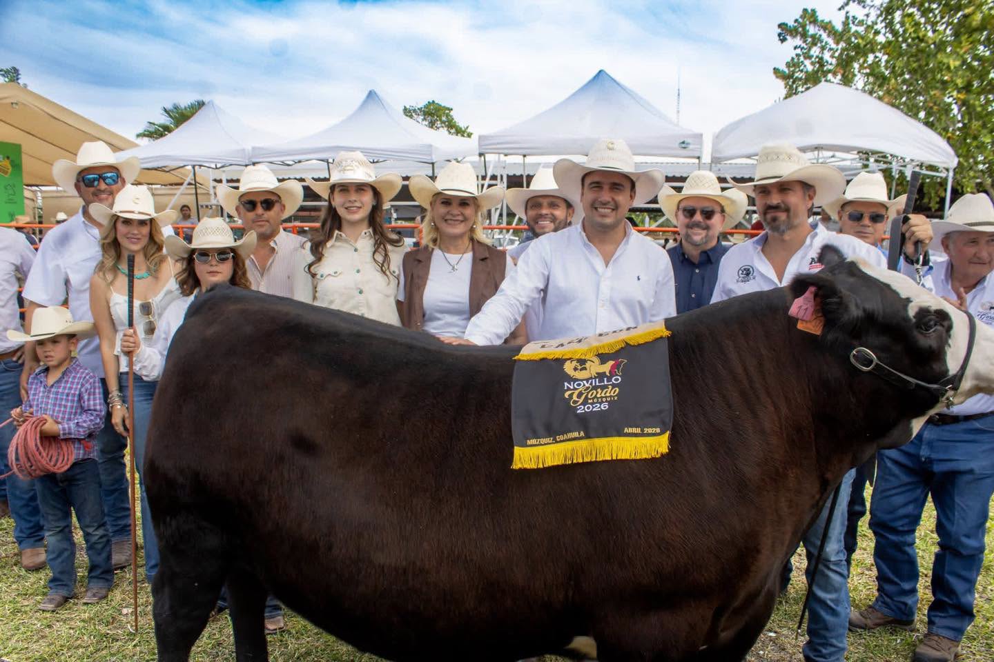 Se llevó a cabo la premiación del Novillo Gordo en la Expoasis Ganadera Múzquiz 2026.