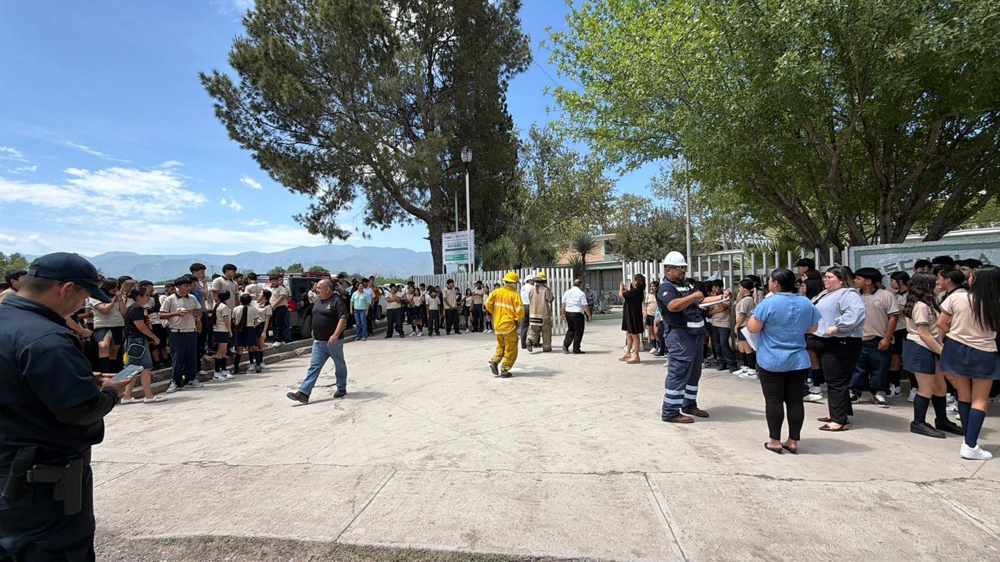 Múzquiz participa con éxito en el Simulacro Nacional 2026