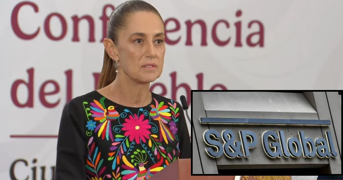 Sheinbaum rechaza perspectiva negativa de S&P y defiende estabilidad económica de México