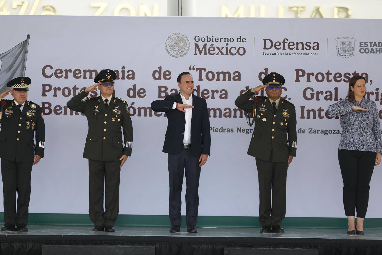 Refrendan Coahuila y Ejército Mexicano trabajo conjunto por la seguridad