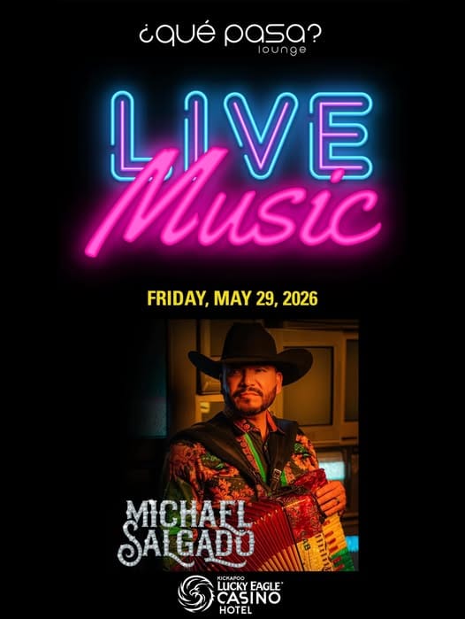 Concierto Michael Salgado en Que Pasa Lounge este 29 de Mayo