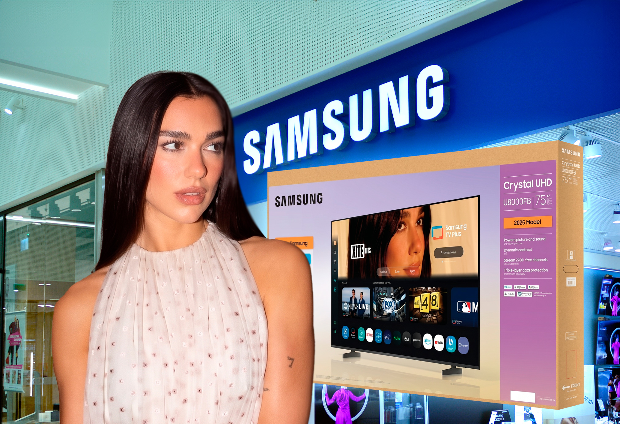 Dua Lipa demanda a Samsung por 15 millones de dólares por presunto uso no autorizado de su imagen