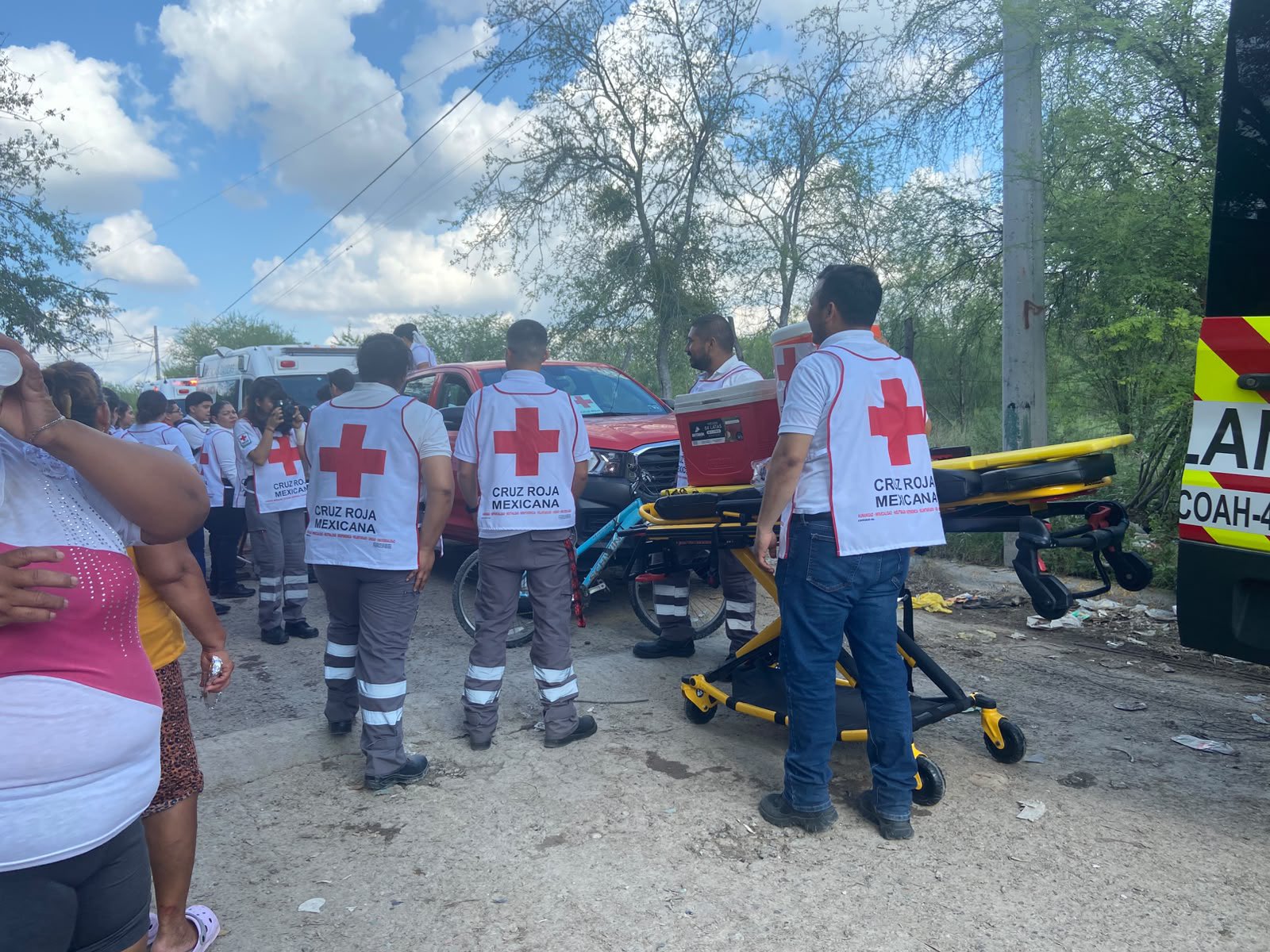 Cruz Roja Piedras Negras apoya a familias afectadas por inundaciones