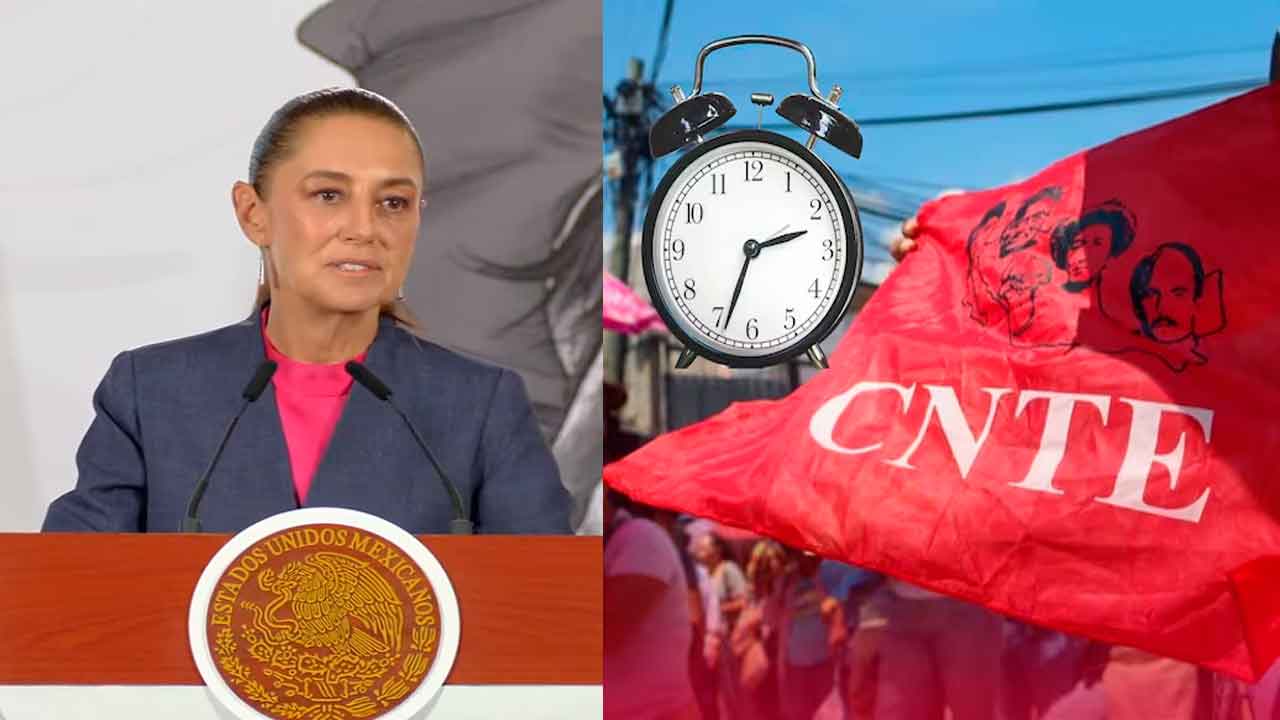 Sheinbaum descarta mesa directa con la CNTE