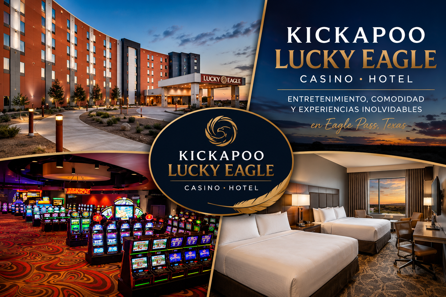 Kickapoo Lucky Eagle Casino: entretenimiento, gastronomía y emoción en la frontera de Texas