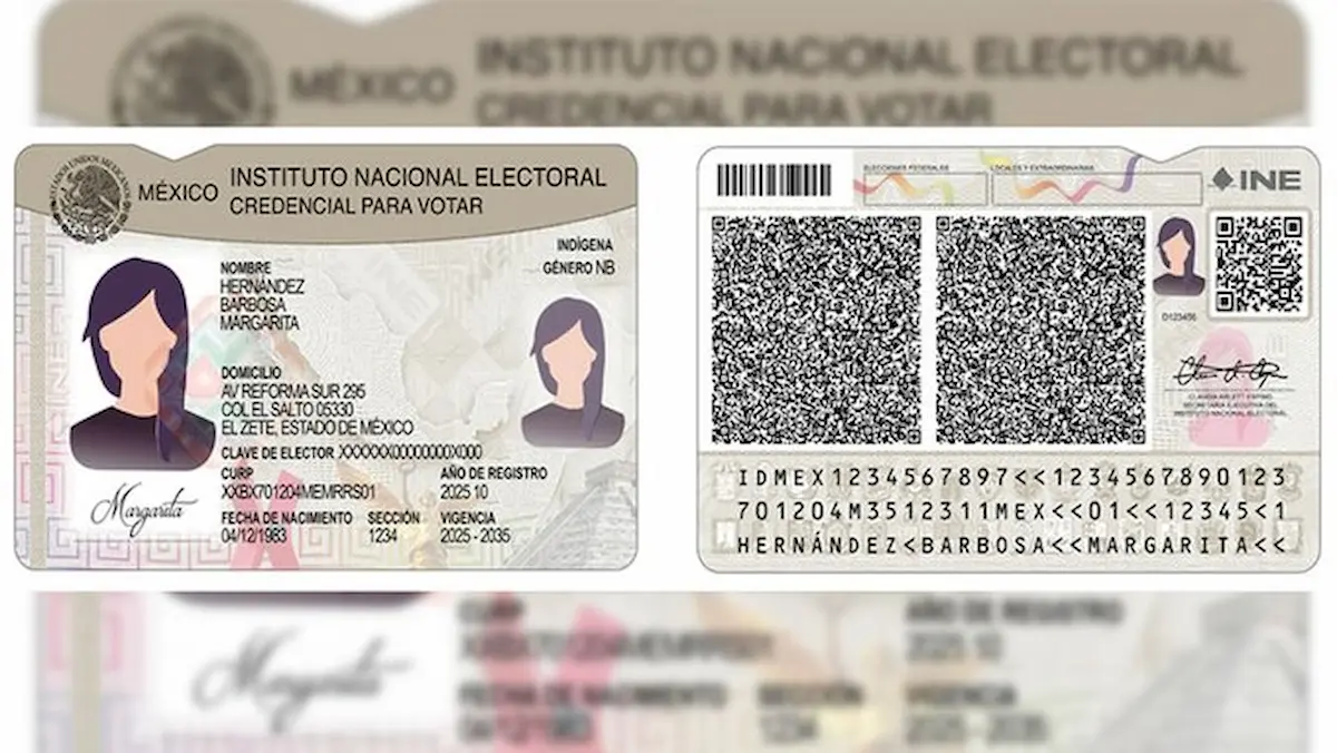 INE estrena nueva credencial para votar con más seguridad e inclusión