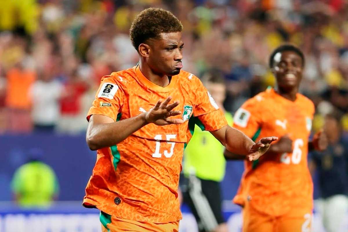 Costa de Marfil vence a Ecuador con gol tardío